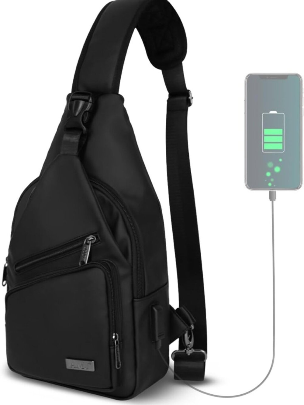 Stylish Crossbody Sling Bag for Men & Women - Casual Shoulder Backpack for